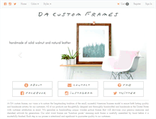 Tablet Screenshot of dacustomframes.com